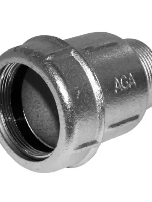 Beperkte Voorraad AGAFLEX AK spojka 2", 59,5-63,8mm, s vnějším závitem, svěrná, voda, litina/pozink